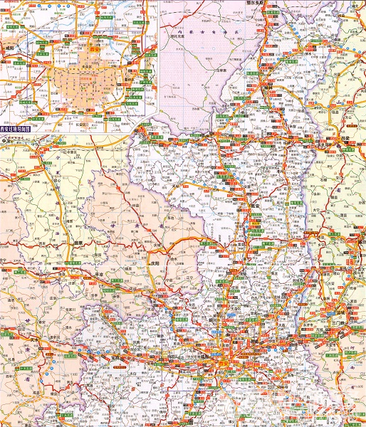 陕西交通新面貌揭秘，最新交通地图解析