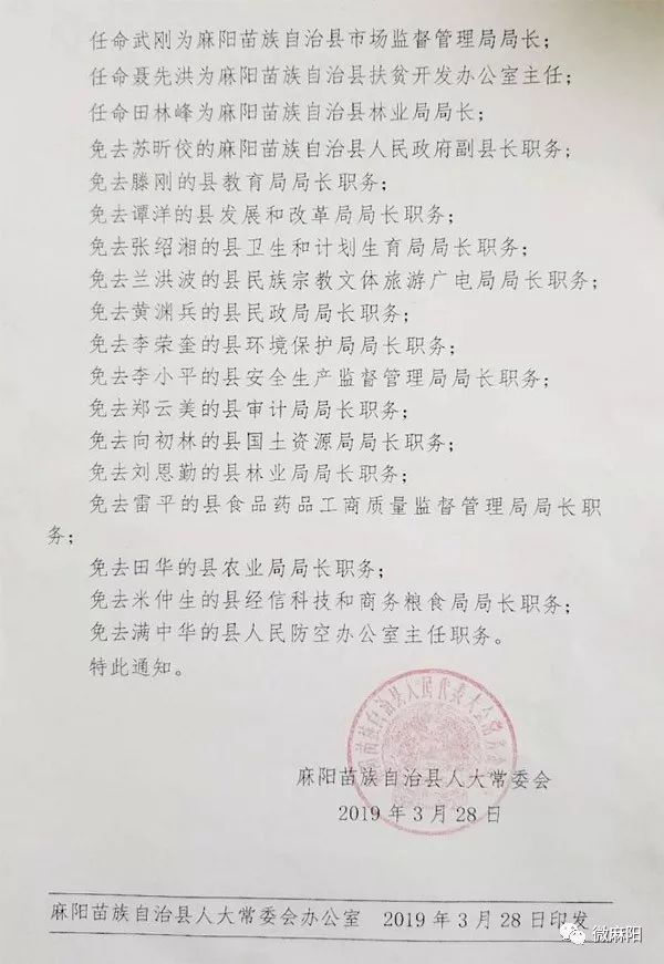 麻阳苗族自治县应急管理局人事任命强化应急管理体系建设